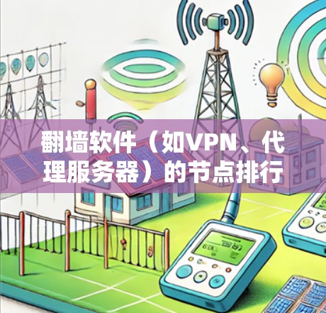 翻墙软件（如VPN、代理服务器）的节点排行通常是基于多个因素进行评估的，包括但不限于