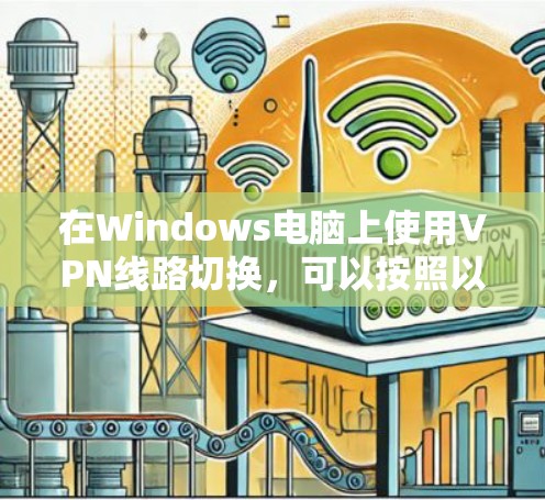 在Windows电脑上使用VPN线路切换，可以按照以下步骤操作