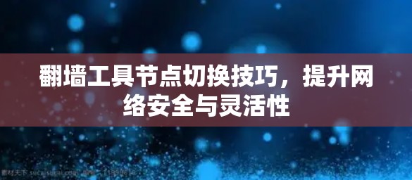 翻墙工具节点切换技巧，提升网络安全与灵活性