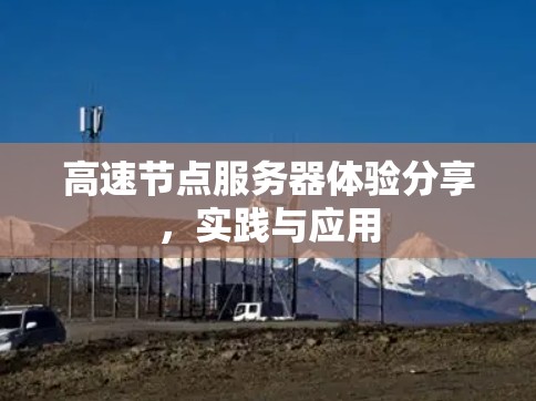 高速节点服务器体验分享，实践与应用