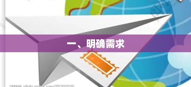 一、明确需求