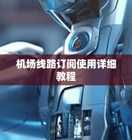 机场线路订阅使用详细教程