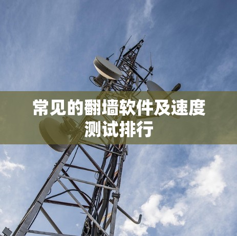 常见的翻墙软件及速度测试排行