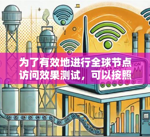 为了有效地进行全球节点访问效果测试，可以按照以下步骤进行