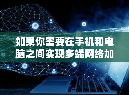如果你需要在手机和电脑之间实现多端网络加速，可以考虑以下几种工具和方法来优化网络连接速度和体验