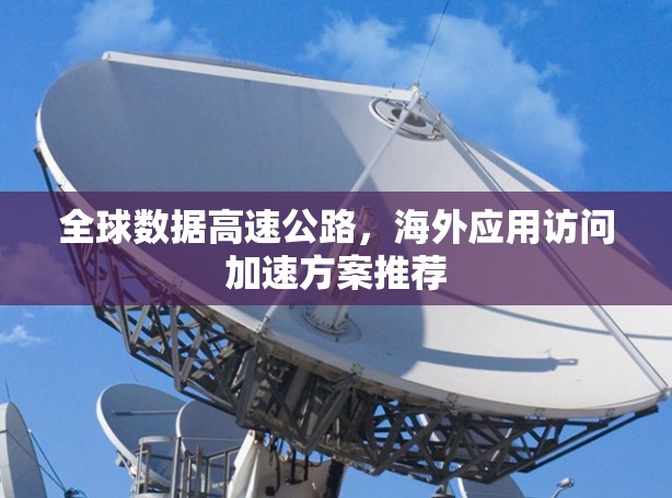 全球数据高速公路，海外应用访问加速方案推荐