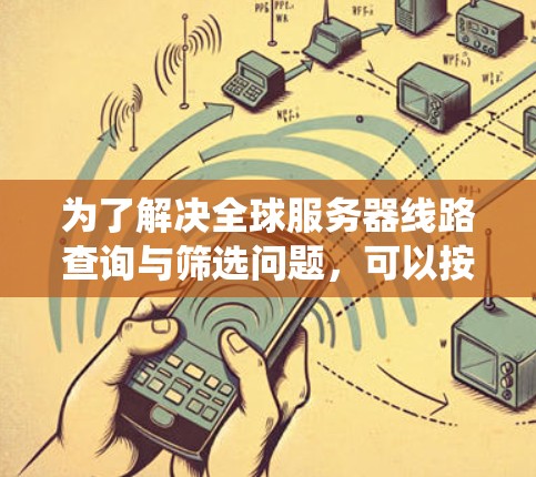 为了解决全球服务器线路查询与筛选问题，可以按照以下系统化的步骤进行