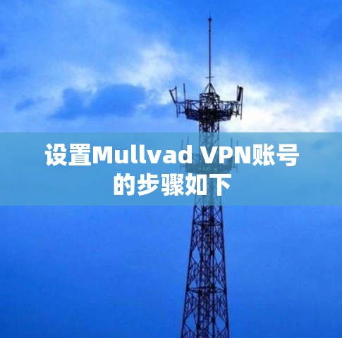 设置Mullvad VPN账号的步骤如下