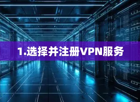 1.选择并注册VPN服务