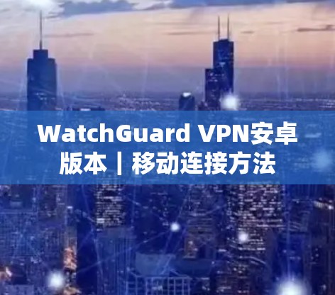 WatchGuard VPN安卓版本｜移动连接方法