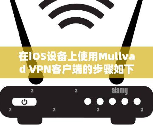 在iOS设备上使用Mullvad VPN客户端的步骤如下