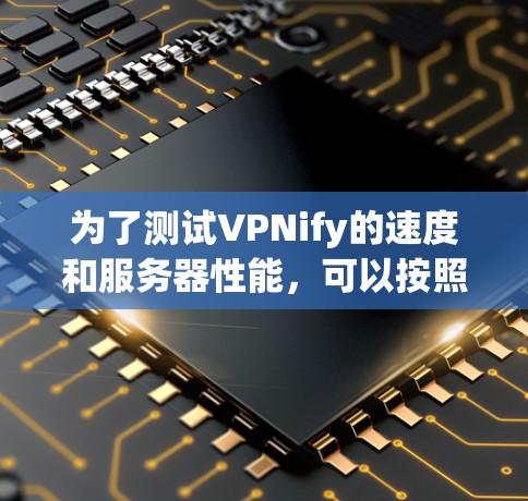 为了测试VPNify的速度和服务器性能，可以按照以下步骤进行