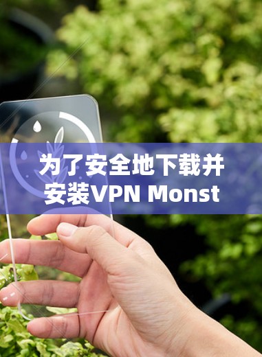 为了安全地下载并安装VPN Monster软件，请按照以下步骤操作